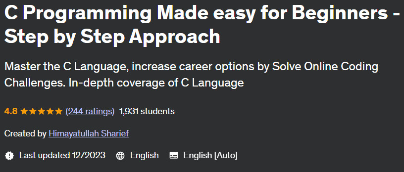 Pictures · C Programming Made easy for Beginners -Step by Step Approach 2022-5
