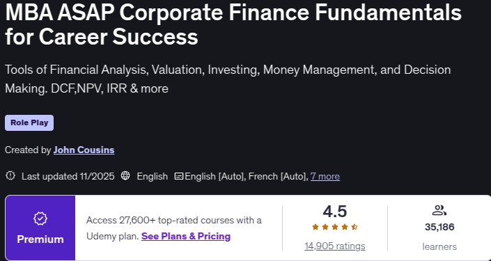 图片 · MBA ASAP 职业成功的企业金融基础 2025-11
