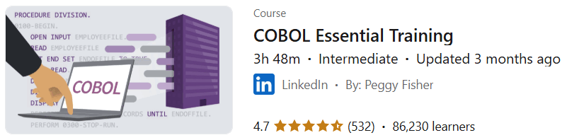 Pictures · LinkedIn — COBOL Essential Training 2024-11