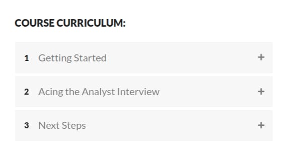 Course topics · Maven Analytics – Acing the Analyst Interview 2025-10