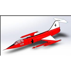 SOLIDWORKS: Lockheed Martin F104 StarFighter 2020-11