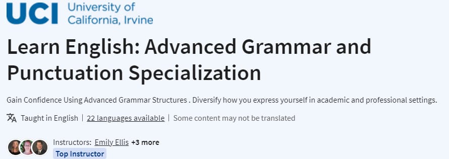 Pictures · Coursera — Learn English: Advanced Grammar and Punctuation Specialization 2024-4