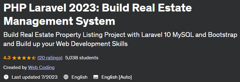 Pictures · Udemy — PHP Laravel 2023: Build Real Estate Management System 2023-7