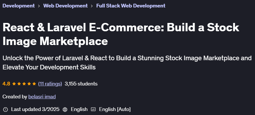 Pictures · React & Laravel E-Commerce: Build a Stock Image Marketplace 2025-3