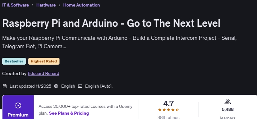 चित्र · Raspberry Pi और Arduino – अगले स्तर पर जाओ 2025-11