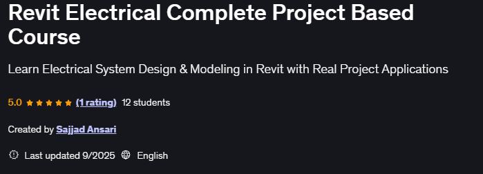 Imágenes · Revit Electrical Complete Proyecto Basado Curso 2025-9