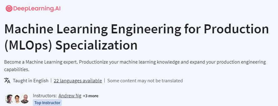 Pictures · Machine Learning Engineering for Production (MLOps) Specialization 2024-3