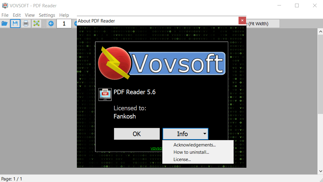 Imágenes · VovSoft PDF Reader 5.7 + Portable