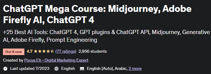 Pictures · Udemy — ChatGPT Mega Course: Midjourney, Adobe Firefly AI, ChatGPT 4 2023-6