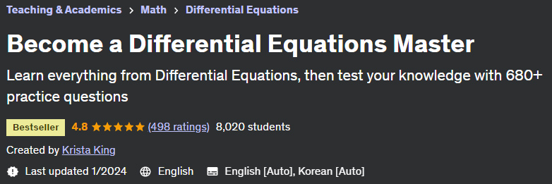 Pictures · Become a Differential Equations Master 2024-1