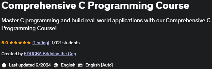 Pictures · Udemy — Comprehensive C Programming Course 2024-7