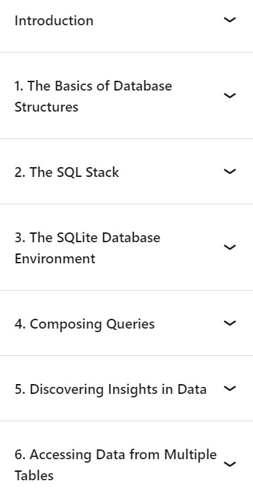 Course topics · SQL Essential Training 2023-2