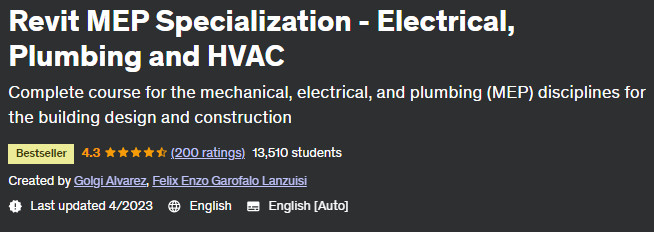 Pictures · Udemy — Revit MEP Specialization – Electrical, Plumbing and HVAC 2023-4