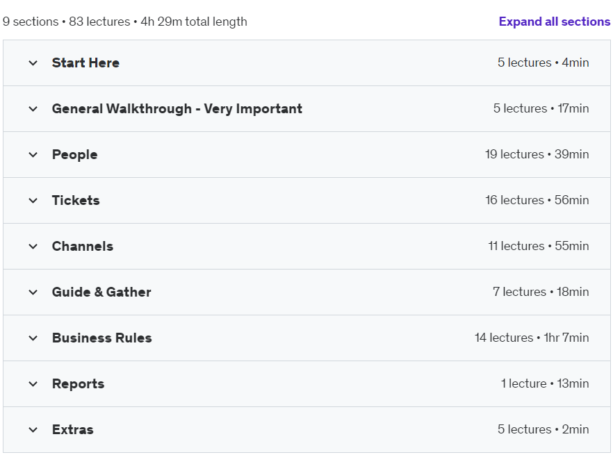 Course topics · How To Be The Best Zendesk Admin And Change The World 2024-7
