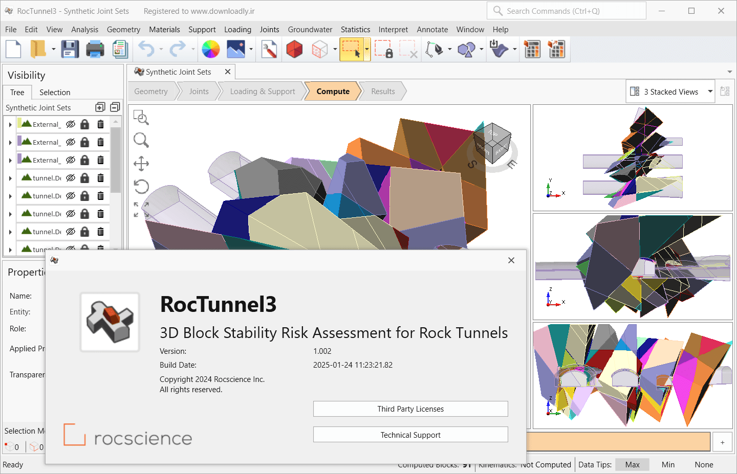 Pictures · Rocscience RocTunnel3 v1.0 x64
