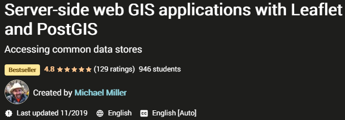 Pictures · Udemy — Server-side web GIS applications with Leaflet and PostGIS 2019-11