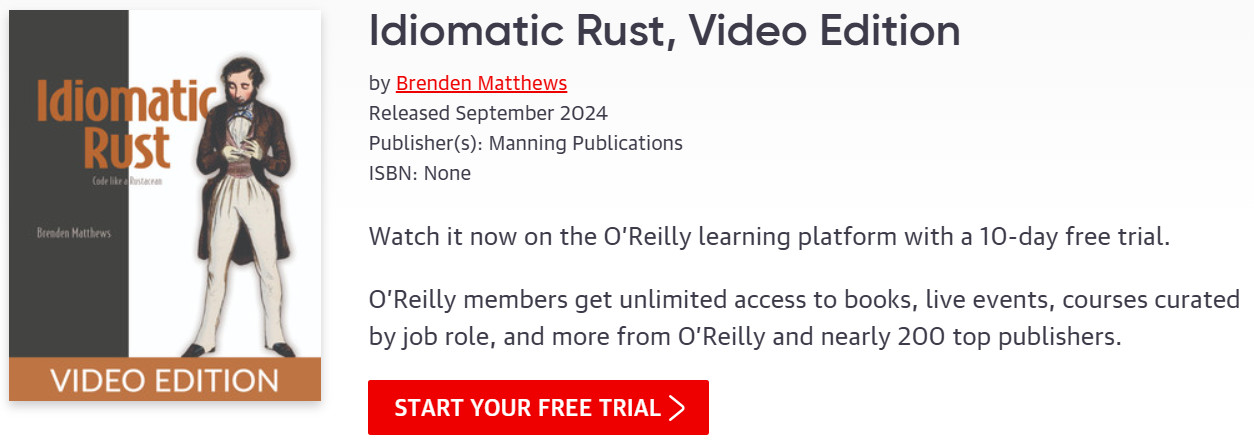 Pictures · Oreilly – Idiomatic Rust, Video Edition 2024-9