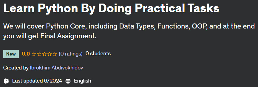 Pictures · Learn Python By Doing Practical Tasks 2024-6