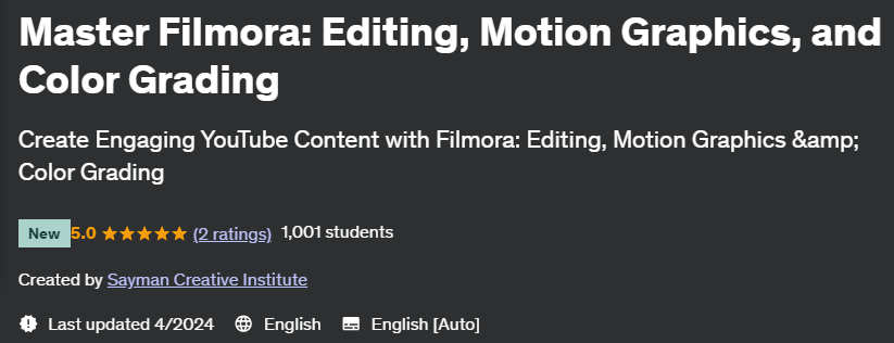 Pictures · Udemy — Master Filmora: Editing, Motion Graphics, and Color Grading 2024-4