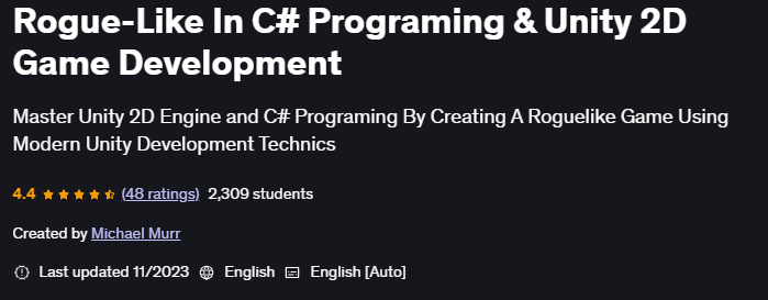 Pictures · Rogue-Like In C# Programing & Unity 2D Game Development 2022-1