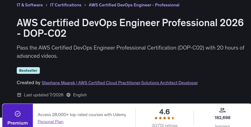 Images · AWS certifié DevOps Ingénieur professionnel 2026 – DOP-C02 2026-6