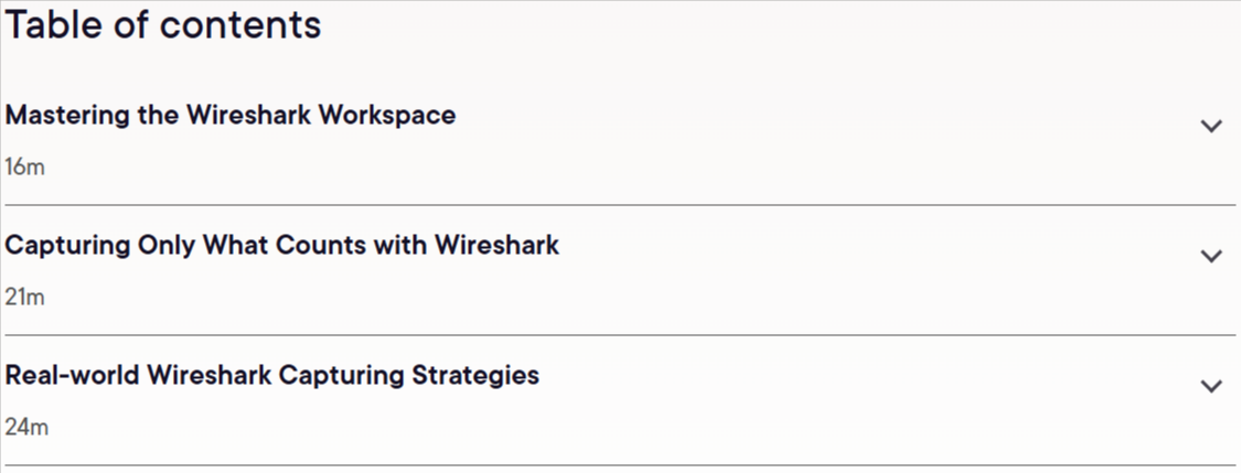 کورس کے موضوعات · Wireshark انٹرفیس اور Packet Capture 2025-10