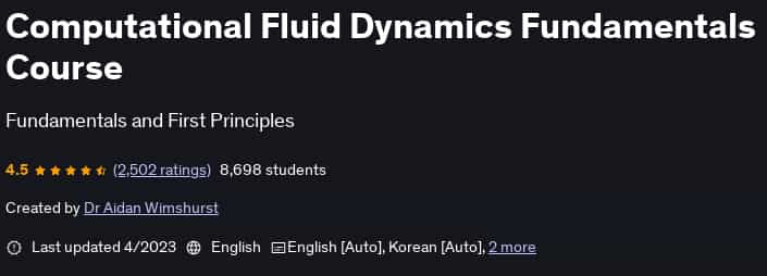Pictures · Udemy — Computational Fluid Dynamics Fundamentals Course 2023-4