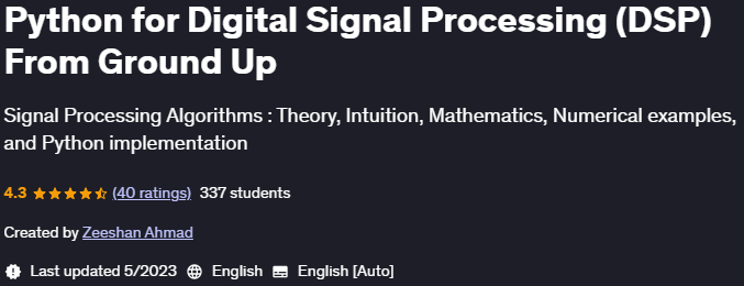 Pictures · Udemy — Python for Digital Signal Processing (DSP) From Ground Up 2021-8
