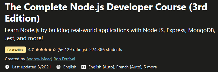 Pictures · Udemy — The Complete Node.js Developer Course (3nd Edition) 2021-3