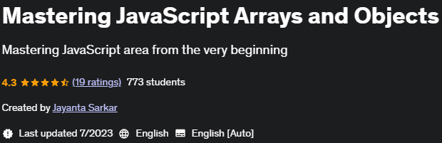Pictures · Mastering JavaScript Arrays and Objects 2023-7
