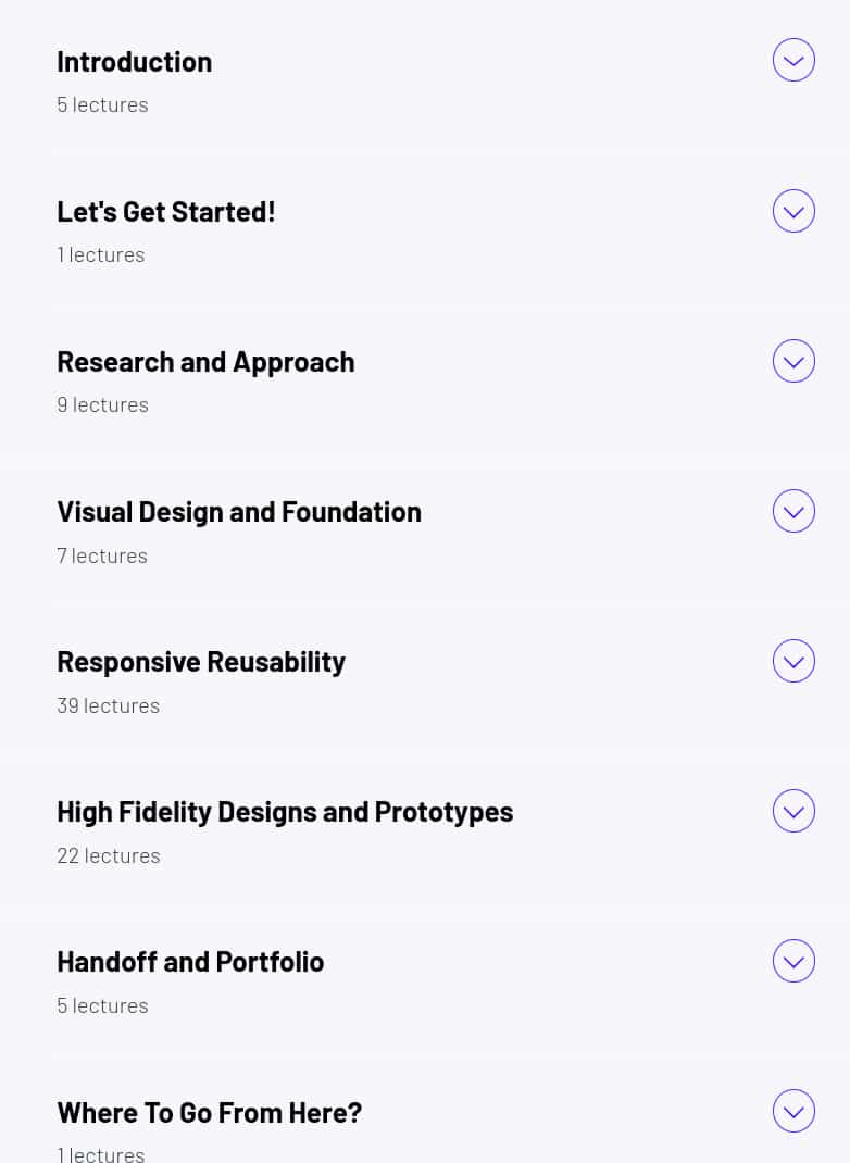 Course topics · ZeroToMastery – Design a Responsive Airbnb Website with Figma 2025-4