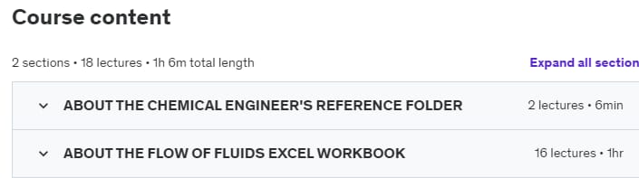 Course topics · The Chemical Engineer’s Reference Folder 2021-10