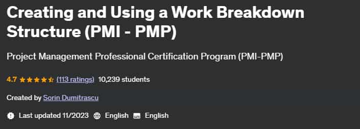 Pictures · Udemy — Creating and Using a Work Breakdown Structure (PMI – PMP) 2020-10