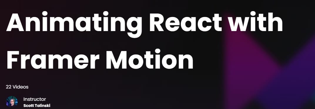 Pictures · Level Up — Animating React with Framer Motion 2020-7