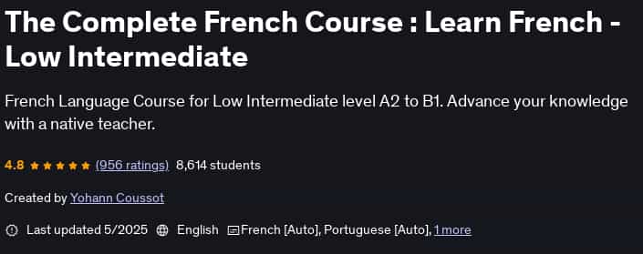 Pictures · Udemy — The Complete French Course : Learn French – Low Intermediate 2025-5