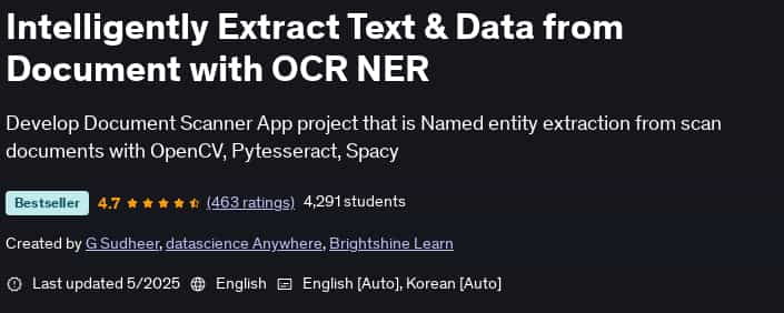 Pictures · Intelligently Extract Text & Data from Document with OCR NER 2025-5