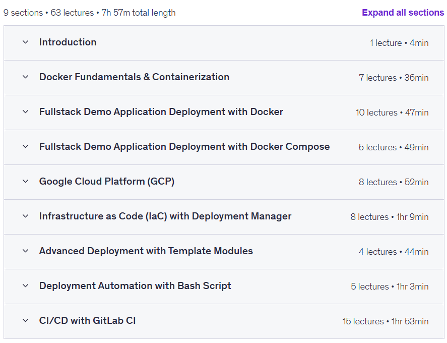 课程主题 · 职业转换到云和云 DevOps 标签: 完整指南 2025-1