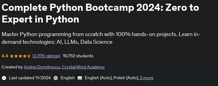 Pictures · Complete Python Bootcamp 2024: Zero to Expert in Python 2024-11