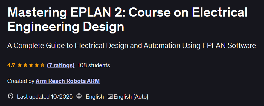 Pictures · Mastering EPLAN 2: Course on Electrical Engineering Design 2025-10