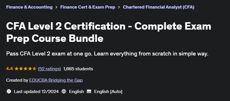 Pictures · CFA Level 2 Certification – Complete Exam Prep Course Bundle 2024-3