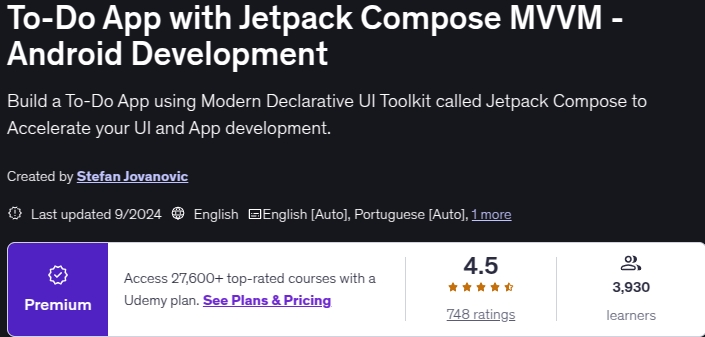 تصاویر · Jetpack Compose MVVM کے ساتھ To-Do اپلی کیشن Android ترقی 2024-9