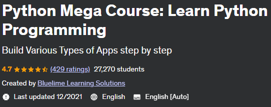 Pictures · Python Mega Course: Learn Python Programming 2021-12