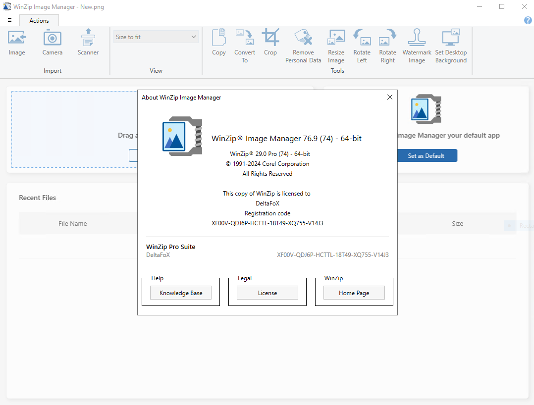 Pictures · WinZip Pro 29.0.16416 Win / 12.0.7282 macOS