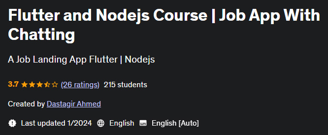 Pictures · Flutter and Nodejs Course | Job App With Chatting 2024-1