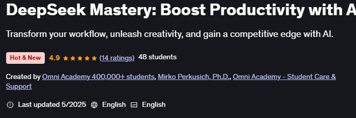 Imágenes · DeepSeek Mastery: Aumentar la productividad con AI 2025-5