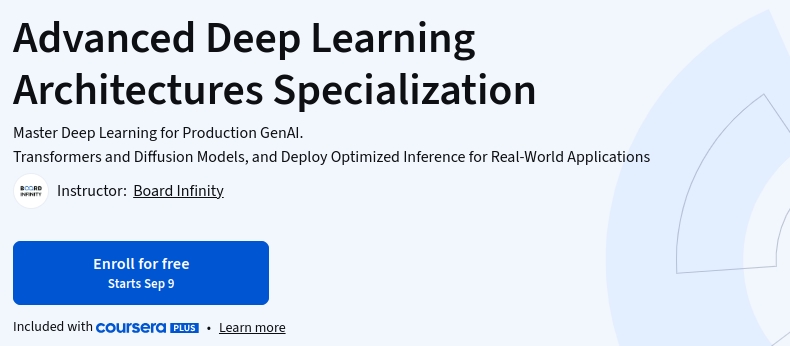 Pictures · Advanced Deep Learning Architectures Specialization Board Infinity 2026-9