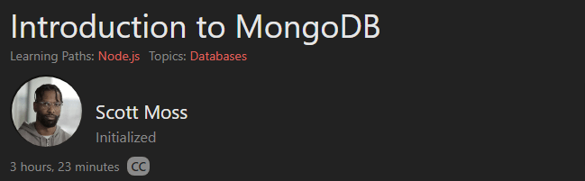 Pictures · Frontend Masters — Introduction to MongoDB 2018-12