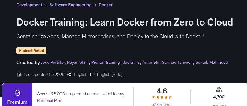 चित्र · Docker प्रशिक्षण : सीखें Docker शून्य से बादल तक 2025-12
