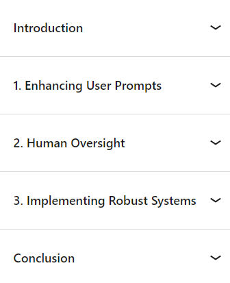 Course topics · LinkedIn — Making Your AI Results More Predictable 2024-10