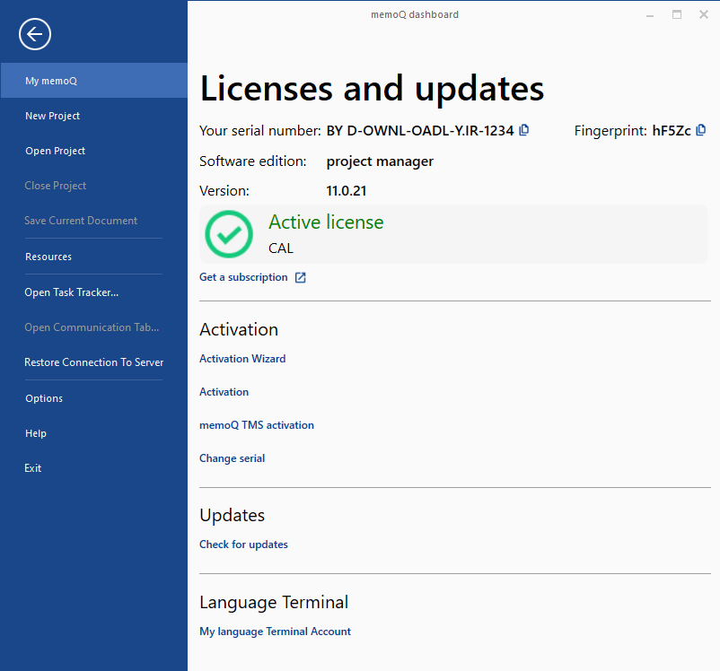 Pictures · Kilgray memoQ Translator Pro 9.14.4 Project Manager 11.0.21 x64